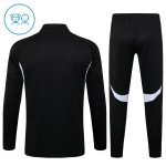 Kinder Liverpool Training Sweatshirts Viertelreißverschluss 2024-25 Schwarze
